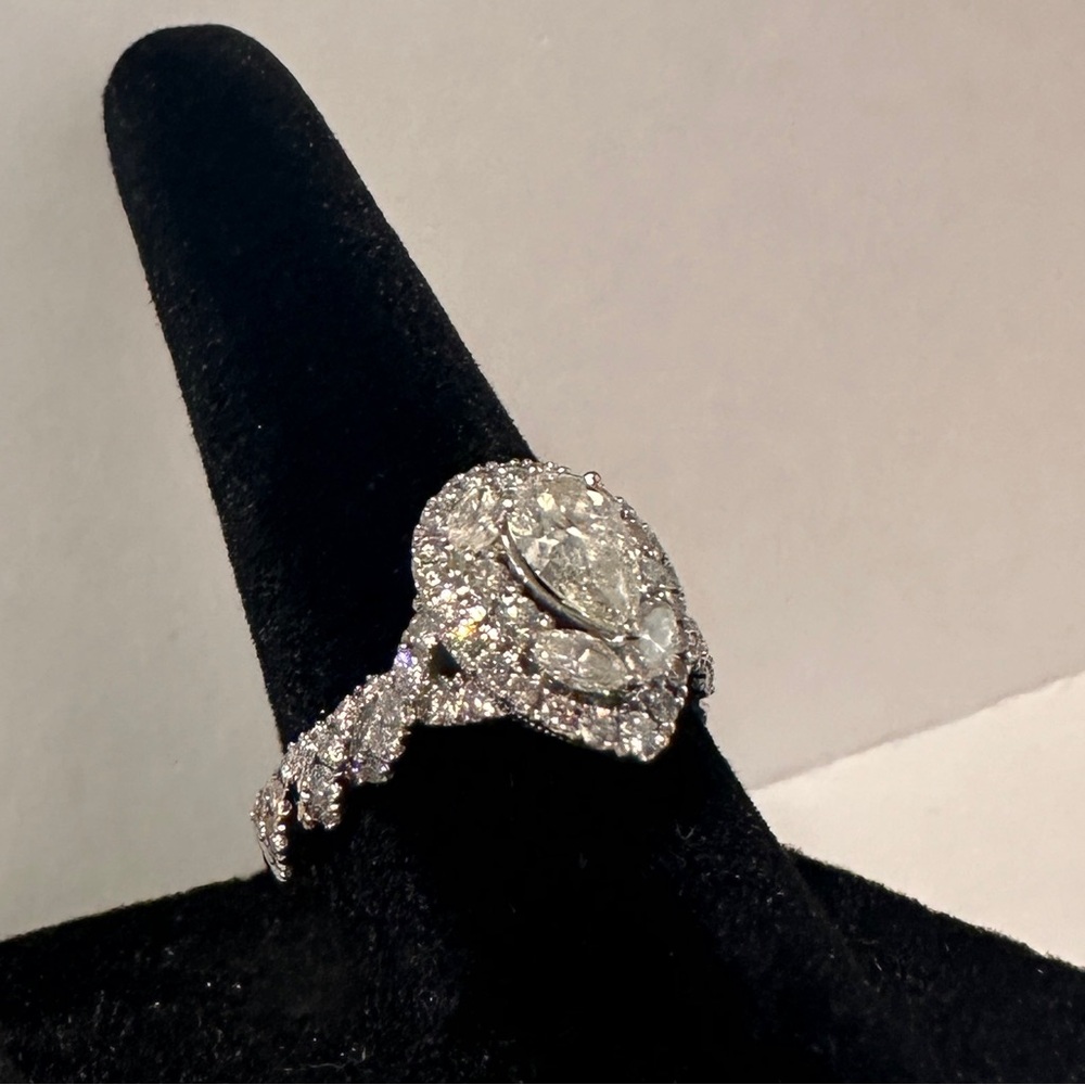 Pnina Tornai Mosaic of Love Diamond Engagement Ring 1-3/8